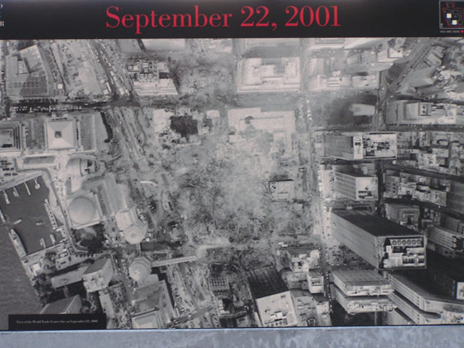 Co zbylo z World Trade Center po 11. září 2001
