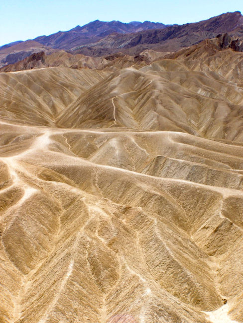 Poušť v Death Valley - Zabriskie Point