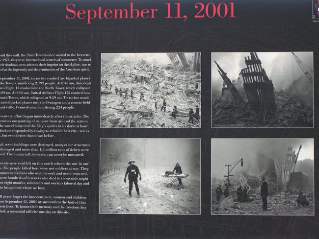 World Trade Center - tragédie 11. září 2001