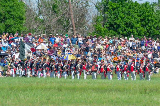Mexická armáda Santa Anna - bitva u San Jacinto