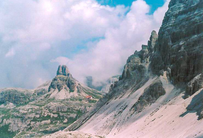 Paternkofel, chata Locateli, Toblinger Knotten