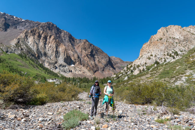 Hike za jezerem Parker Lake