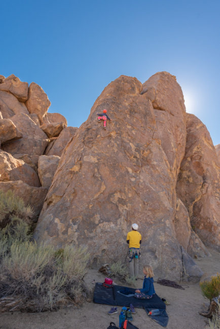 Alabama Hills - lezení s dětmi