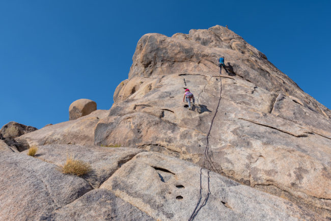 Lezení s dětmi - Alabama Hills, Sierra Nevada