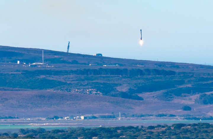 Přistání rakety Falcon 9 - Space X, Vandenberg AFB