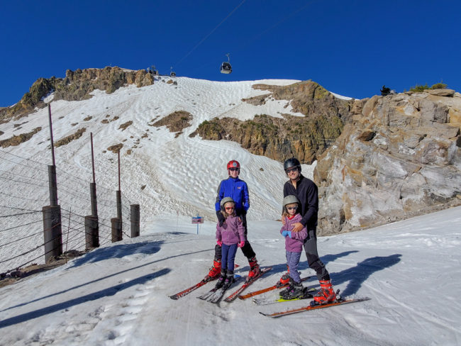 Lyžování s rodinou - Mammoth Mountain, Kalifornie