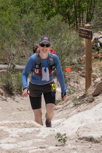 Veronika Mocko - ultramaraton Jemez Mountain Trail Runs