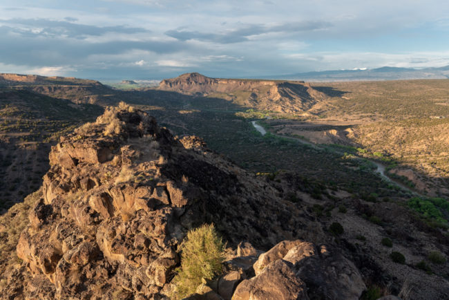 White Rock Canyon - řeka Rio Grande