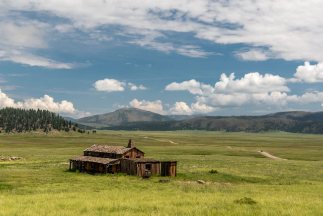 Valles Caldera - staré obydlí