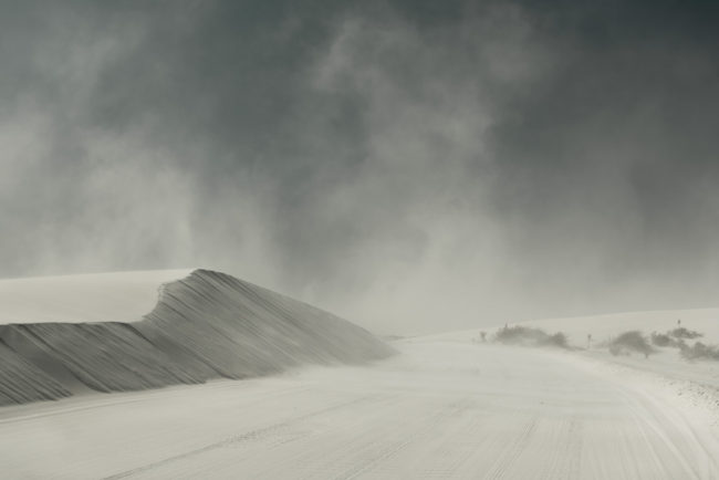 White Sands - písečná bouře