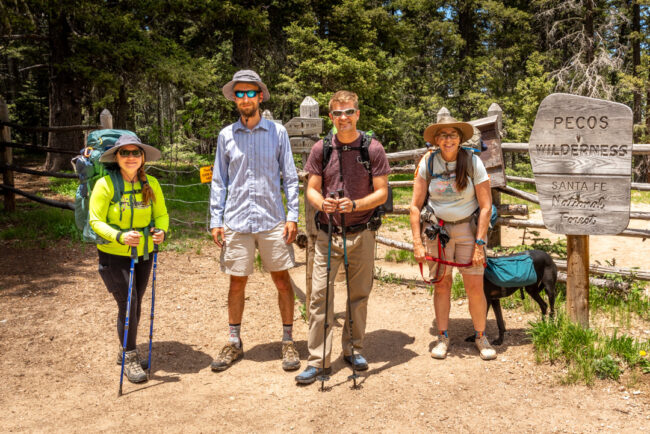 Backpacking parta - Santa Fe Baldy